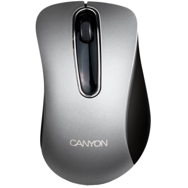 Оптична мишка Canyon CNE-CMS3, USB, Сребриста