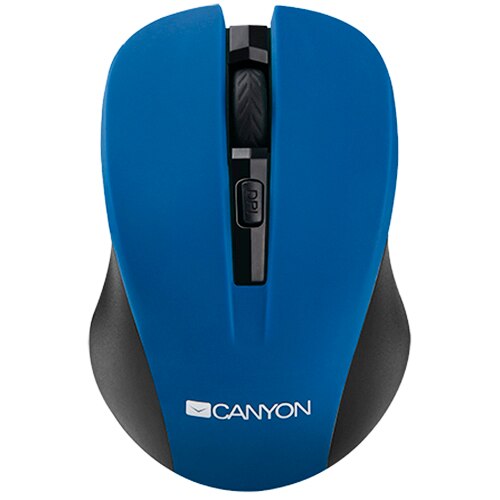 Mouse Canyon CNE-CMSW1BL, USB, Wireless, Albastru
