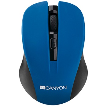 Mouse Canyon CNE-CMSW1BL, USB, Wireless, Albastru Mouse Canyon CNE-CMSW1BL, USB, Wireless, Albastru