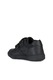 Geox, Pantofi sport cu velcro si garnituri de piele, Negru, 33 EU