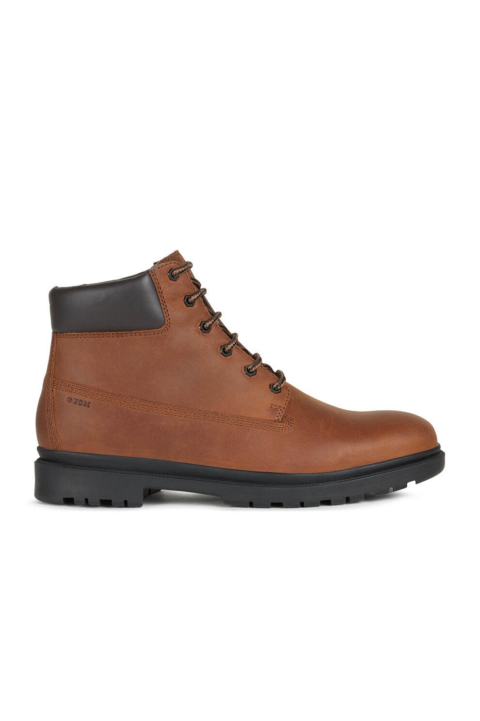 Geox, Ghete Chukka de piele cu insertii de piele ecologia Andalo, Scortisoara