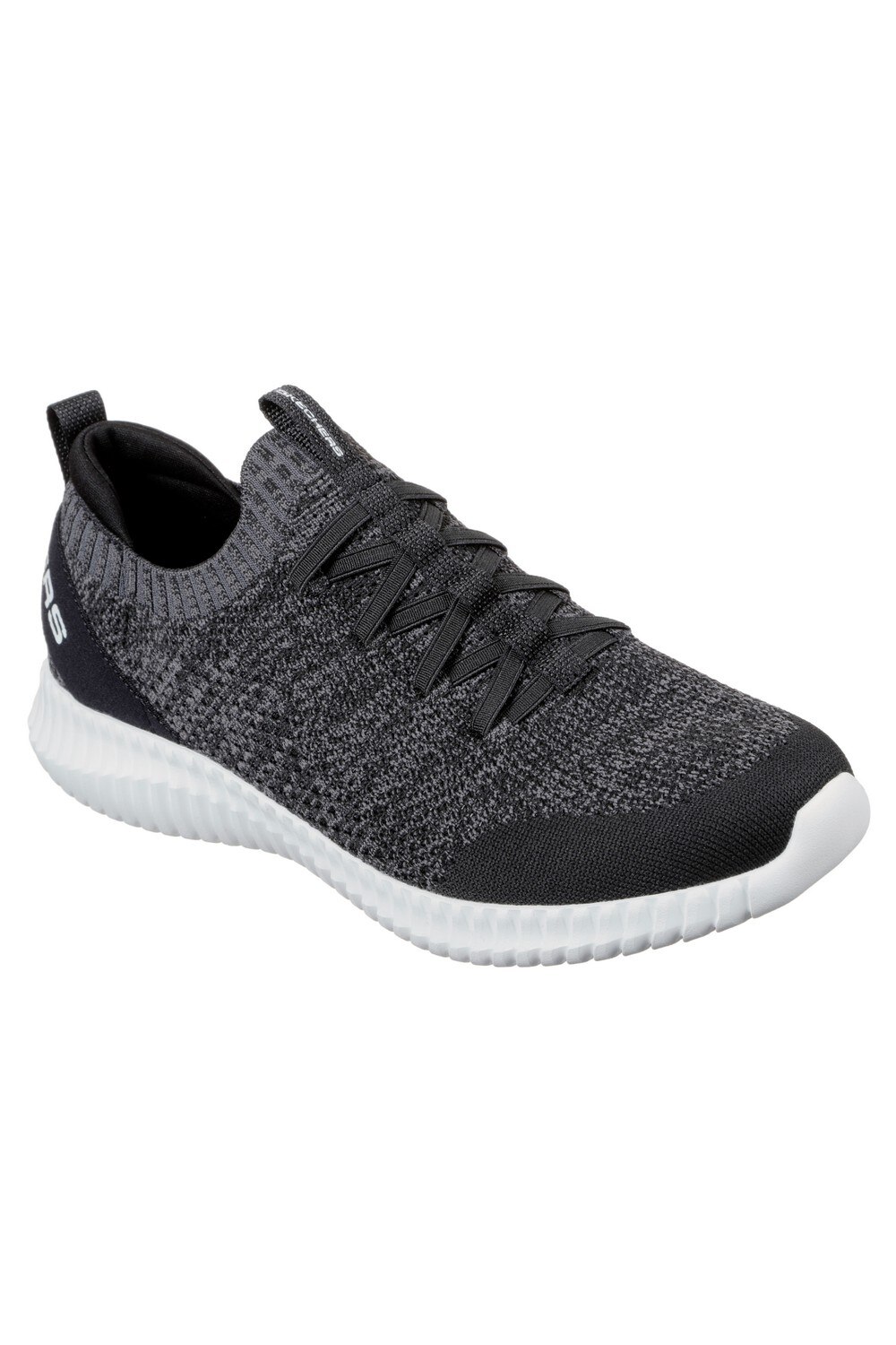 Pantofi barbati Slip On Elite Flex Karnell, Skechers, Negru