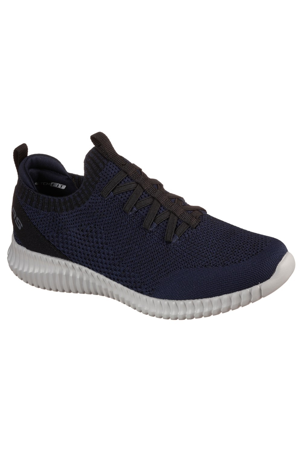 Pantofi sport Slip On Elite Flex Karnell, Skechers, Albastru, 45 EU