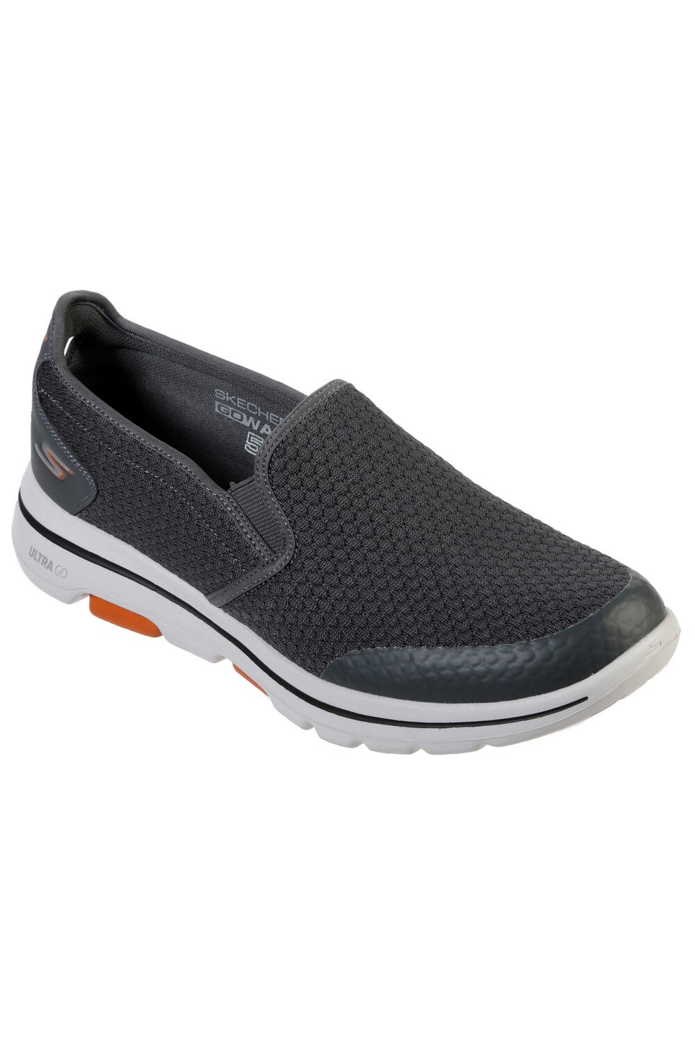 Pantofi barbati Slip On Go Walk 5 Apprize, Gri