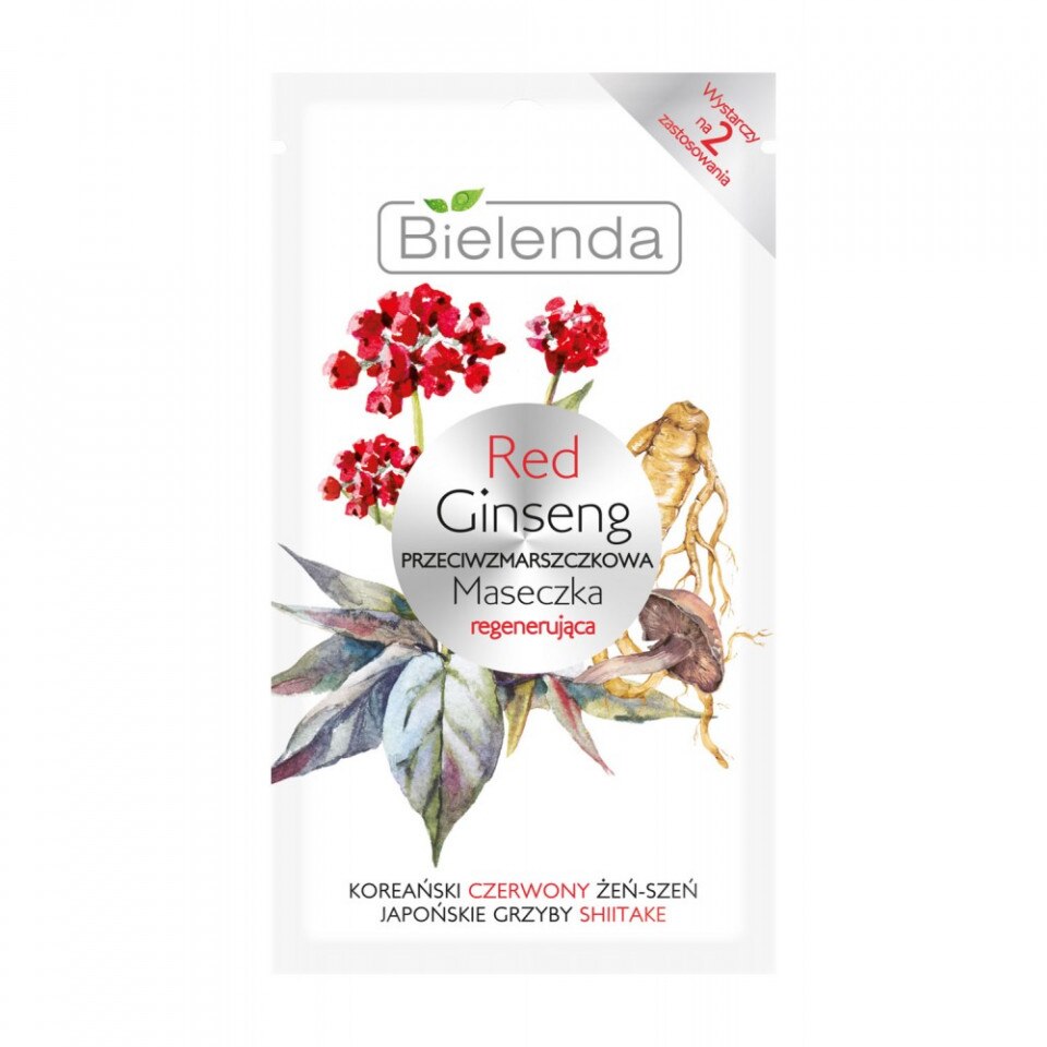 Masca Regeneranta Antirid Bielenda RED GINSENG 8g