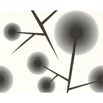 Tapet, AS Creation 623812, Alb/Negru, 10.05 x 0.53 m Tapet, AS Creation 623812, Alb/Negru, 10.05 x 0.53 m