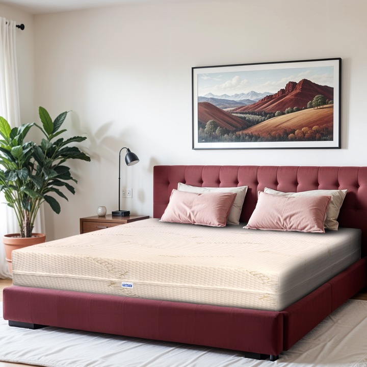 Saltea Ortopedica, Ortopedicus, Bio Cocos, Bio Bambus Ortopedic, 190x120x24 cm, fara arcuri, reversibila, ergonomica, anatomica, husa detasabila, fibre bambus, ferma