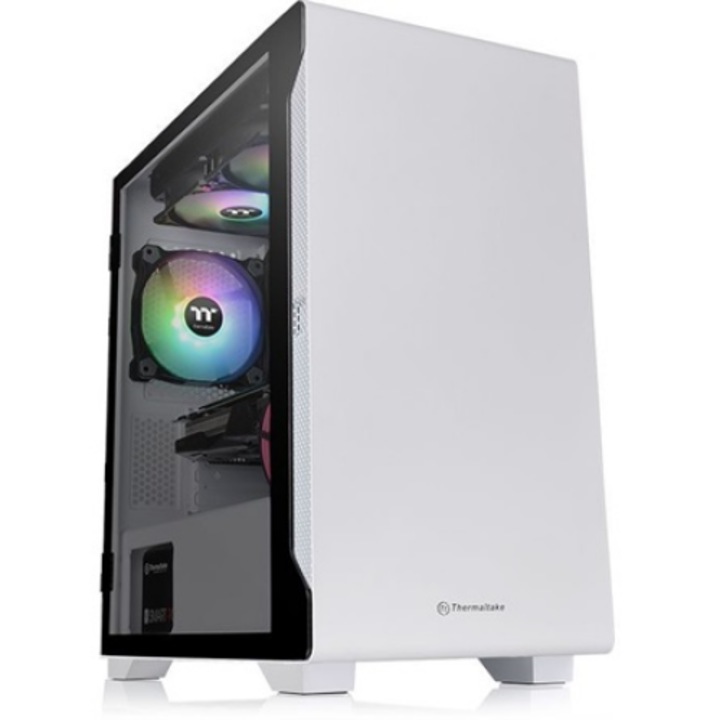 Thermaltake S100 TG Snow Edition táp nélküli ablakos mATX számítógépház fehér (CA-1Q9-00S6WN-00)