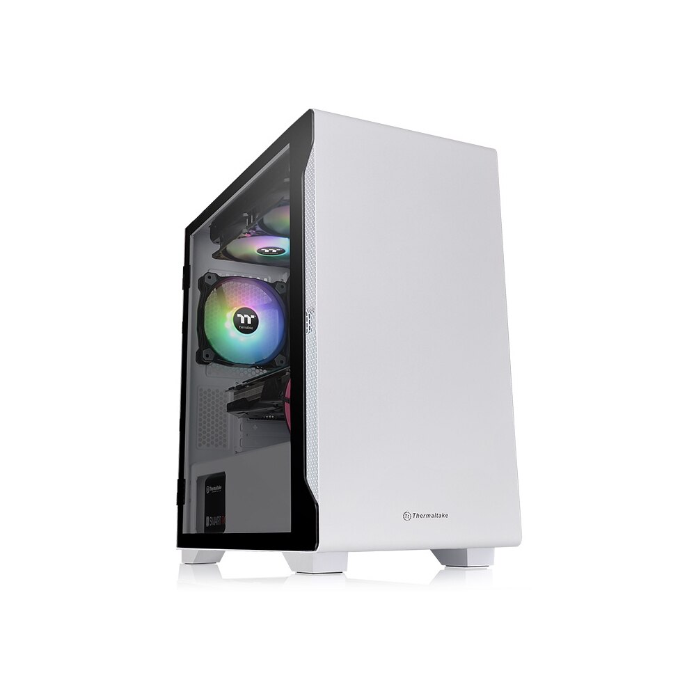 Carcasa THERMALTAKE S100 TG, Micro Tower, Alb