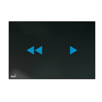 Clapeta de actionare touch-free pentru rezervor incastrat – iluminare, sticla-negru, Alcaplast Night Light 2 Clapeta de actionare touch-free pentru rezervor incastrat – iluminare, sticla-negru, Alcaplast Night Light 2