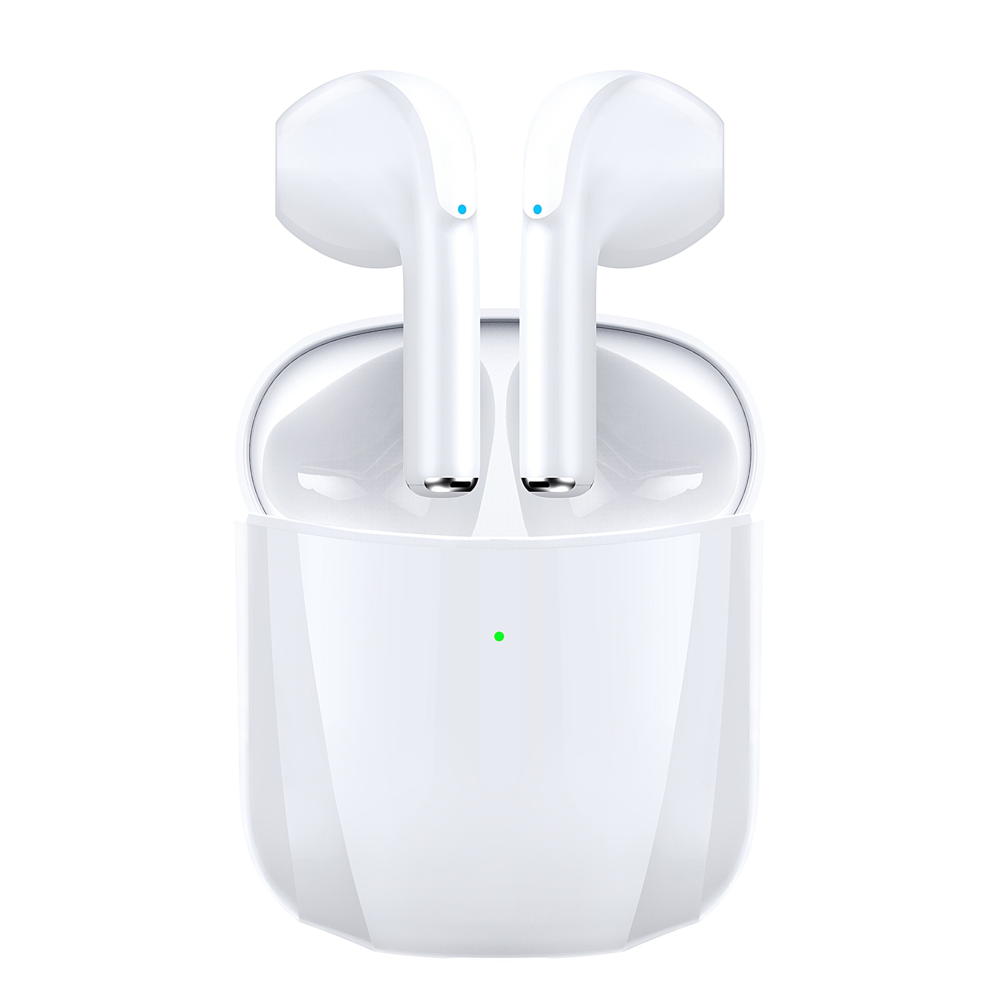 Casti Smart Techstar® TWS S68, Wireless, Bluetooth V5.0, HD Audio, Touch, IPX5, iOS, Android, 300mAh, Type-C, Alb