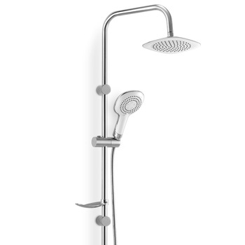 Coloana de dus Robot cu para fixa si mobila - savoniera Crom Coloana de dus Robot cu para fixa si mobila - savoniera Crom