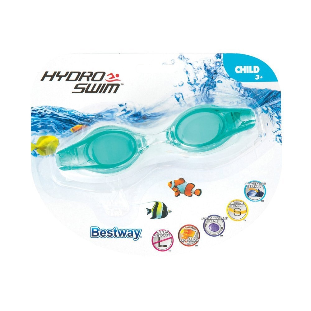 Ochelari protectie inot, Bestway, Verde, 3+