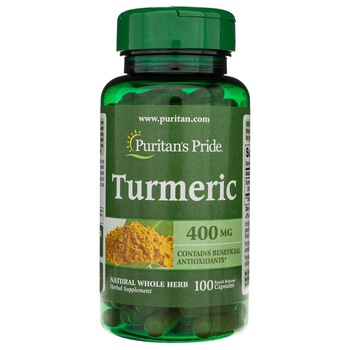 Supliment alimentar Puritan's Pride, Turmeric, 400 mg, 100 capsule Supliment alimentar Puritan's Pride, Turmeric, 400 mg, 100 capsule