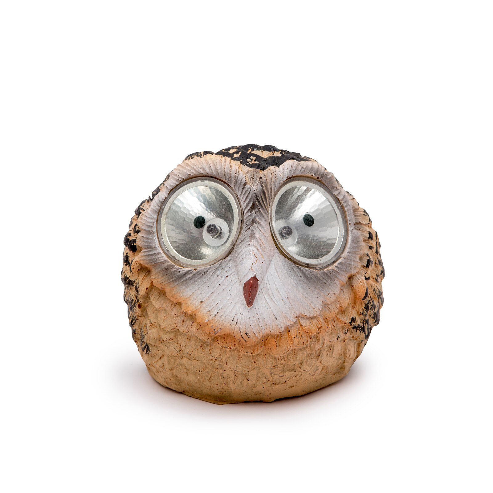 Lampa Solara LED Bufnita cu 2 LED-uri, Dimensiuni 11x9cm, Culoare Maro