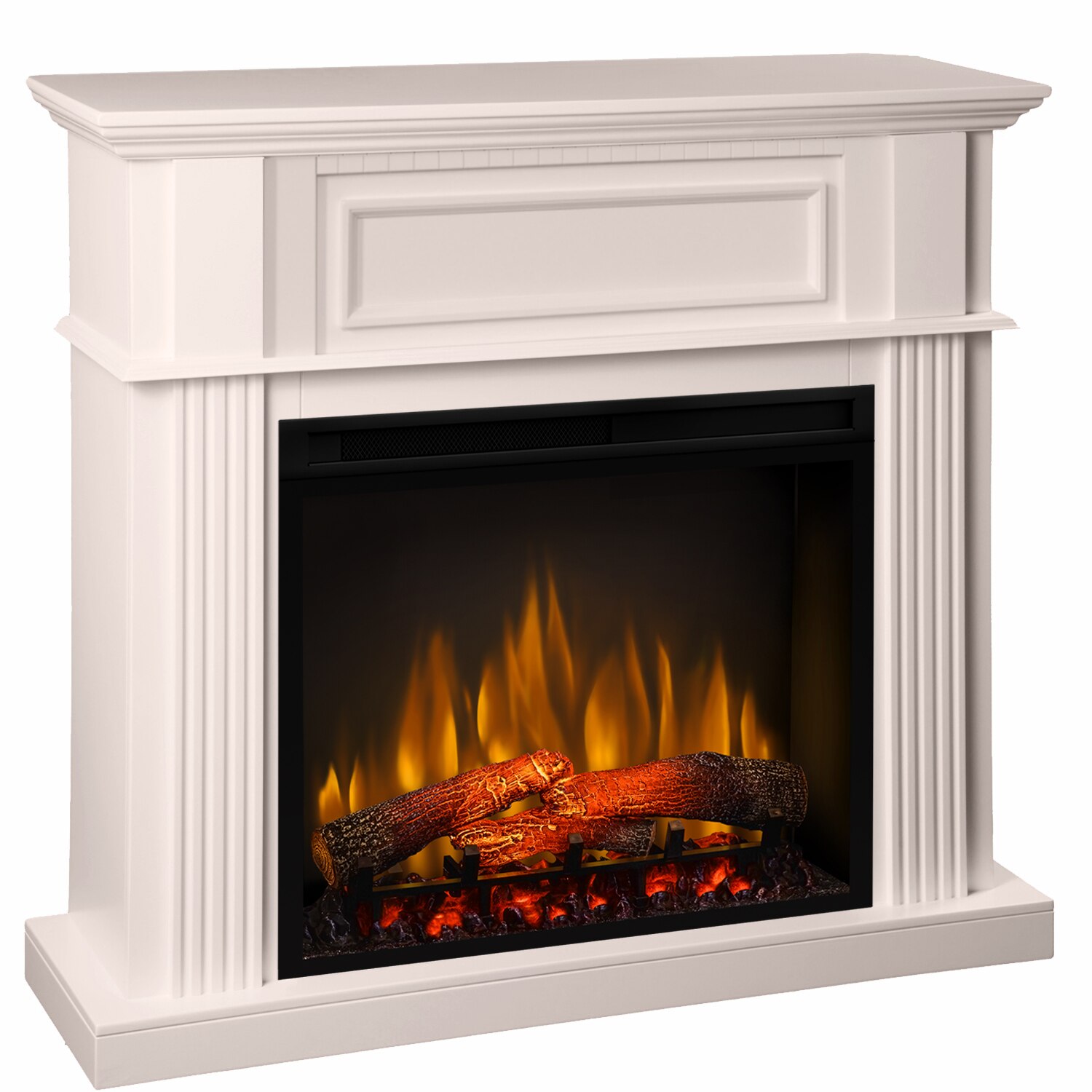 Semineu Atena Vanilla - cu focar 3D Dimplex XHD28 si sunet