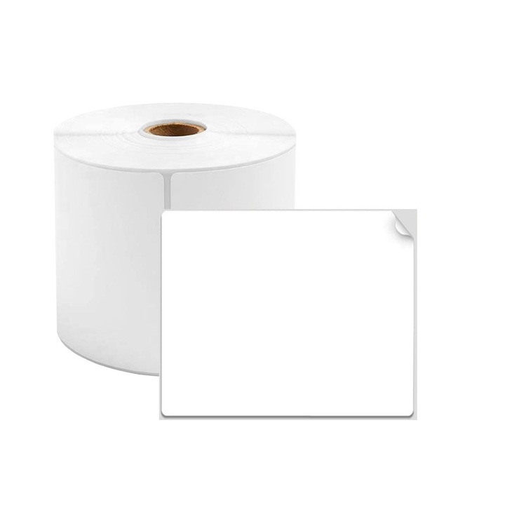 Etichete termice 40 x 40 mm plastic alb pentru imprimanta AIMO Phomemo M110 M200 M220 180 etichete