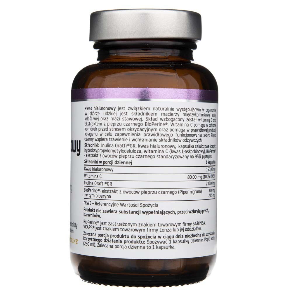 Хранителна добавка Pharmovit, Хиалуронова киселина, 150 mg, 60 капсули ...