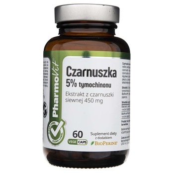 Supliment alimentar Pharmovit, Chimen negru, 5% timochinona, 450 mg, 60 capsule Supliment alimentar Pharmovit, Chimen negru, 5% timochinona, 450 mg, 60 capsule