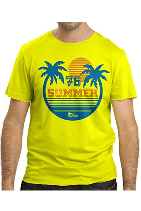 Cressi férfi póló, nyár 76,, Sárga