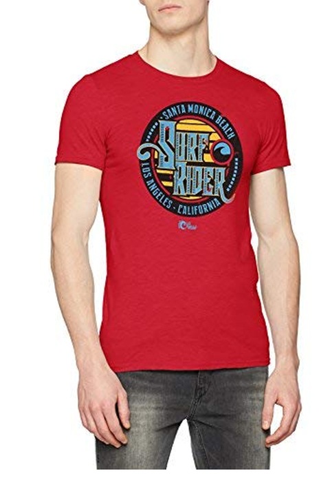 Férfi póló Cressi, Surf Rider, Piros, S