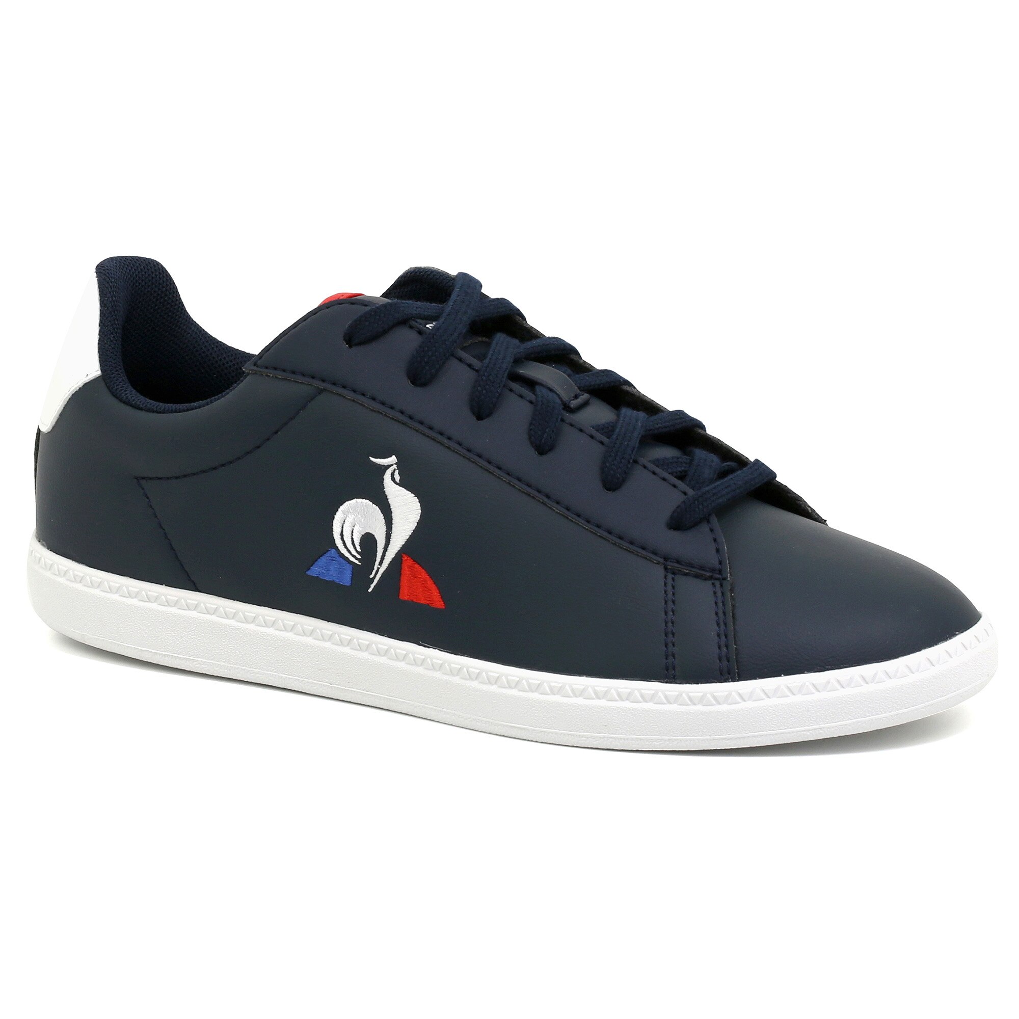 Pantofi sport Le Coq Sportif COURTSET, Piele naturala, Albastru, 37 EU