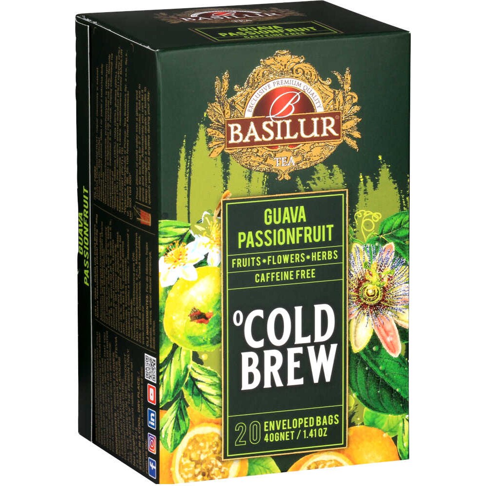 Ceai Amestec Basilur Cold Brew Guava Passionfruit, 40gr