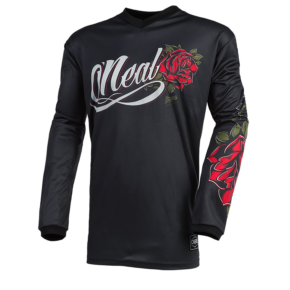 Bluza O'Neal Element Women Roses - S, Negru-Rosu