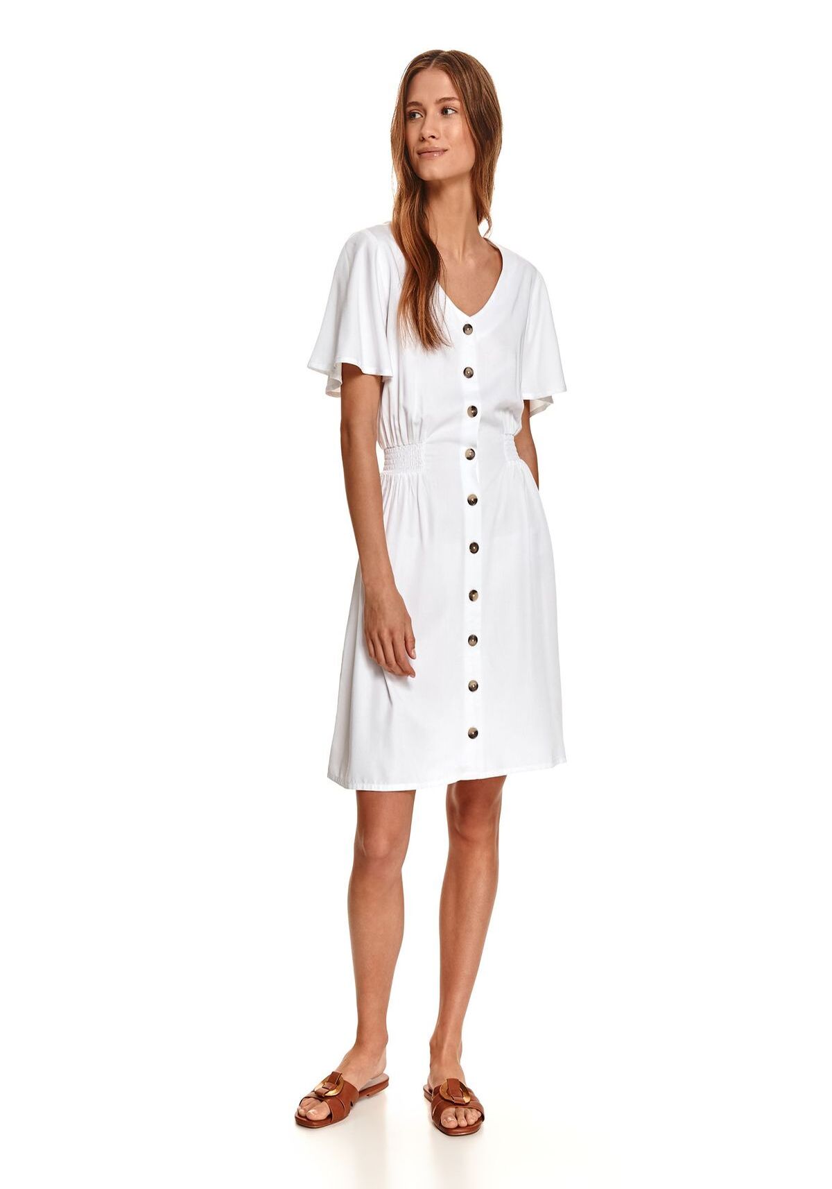 Rochie femei, TOP SECRET, SSU3696, Alb