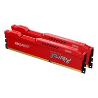Memorie Kingston FURY Beast, 16GB DDR3, 1600MHz CL10, Dual Channel Kit