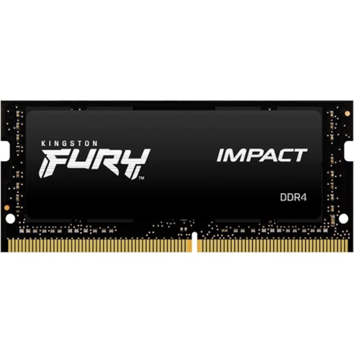 Memorie Laptop Kingston FURY Impact, 8GB DDR4, 2666MHz CL15