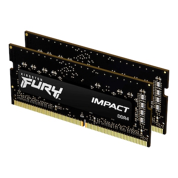 Memorie Laptop Kingston FURY Impact, 32GB DDR4, 3200MHz CL20, Dual Channel Kit Memorie Laptop Kingston FURY Impact, 32GB DDR4, 3200MHz CL20, Dual Channel Kit