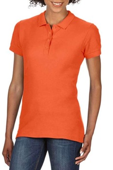 Gildan - ® SOFTSTYLE® Női, minta nélküli, felnőtt póló, Narancssárga,S