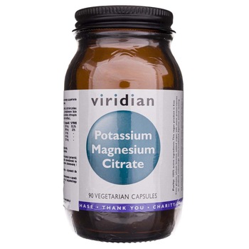 Supliment alimentar Viridian, Potasiu si magneziu, 90 capsule Supliment alimentar Viridian, Potasiu si magneziu, 90 capsule