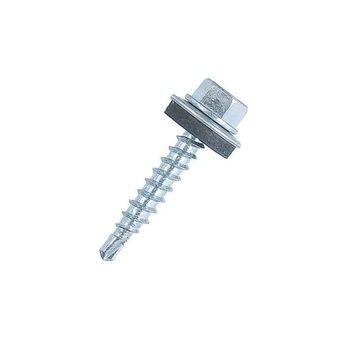 Surub cu Cap Hexagonal, pentru Tabla RAL3009, 4.8x35 mm, 250 Buc/Set Surub cu Cap Hexagonal, pentru Tabla RAL3009, 4.8x35 mm, 250 Buc/Set
