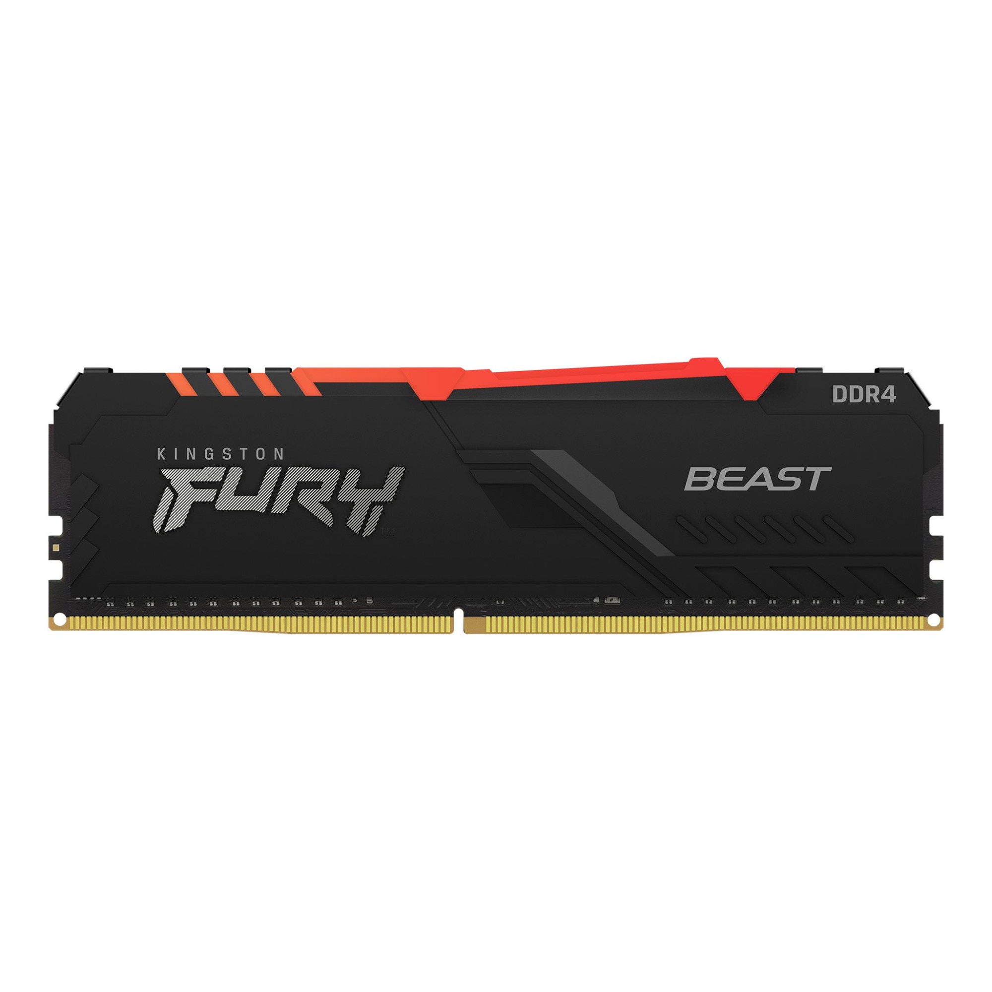 Memorie Kingston FURY Beast RGB, 8GB DDR4, 3600MHz CL17