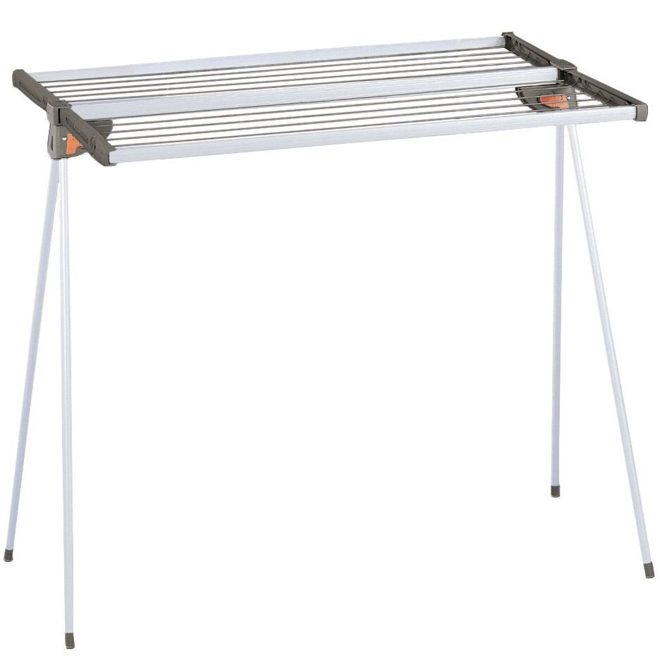 Uscator de rufe, Juwel , Static, Otel, Alb, 104 cm