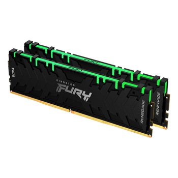 Memorie Kingston FURY Renegade RGB, 16GB DDR4, 4000MHz CL19, Dual Channel Kit Memorie Kingston FURY Renegade RGB, 16GB DDR4, 4000MHz CL19, Dual Channel Kit