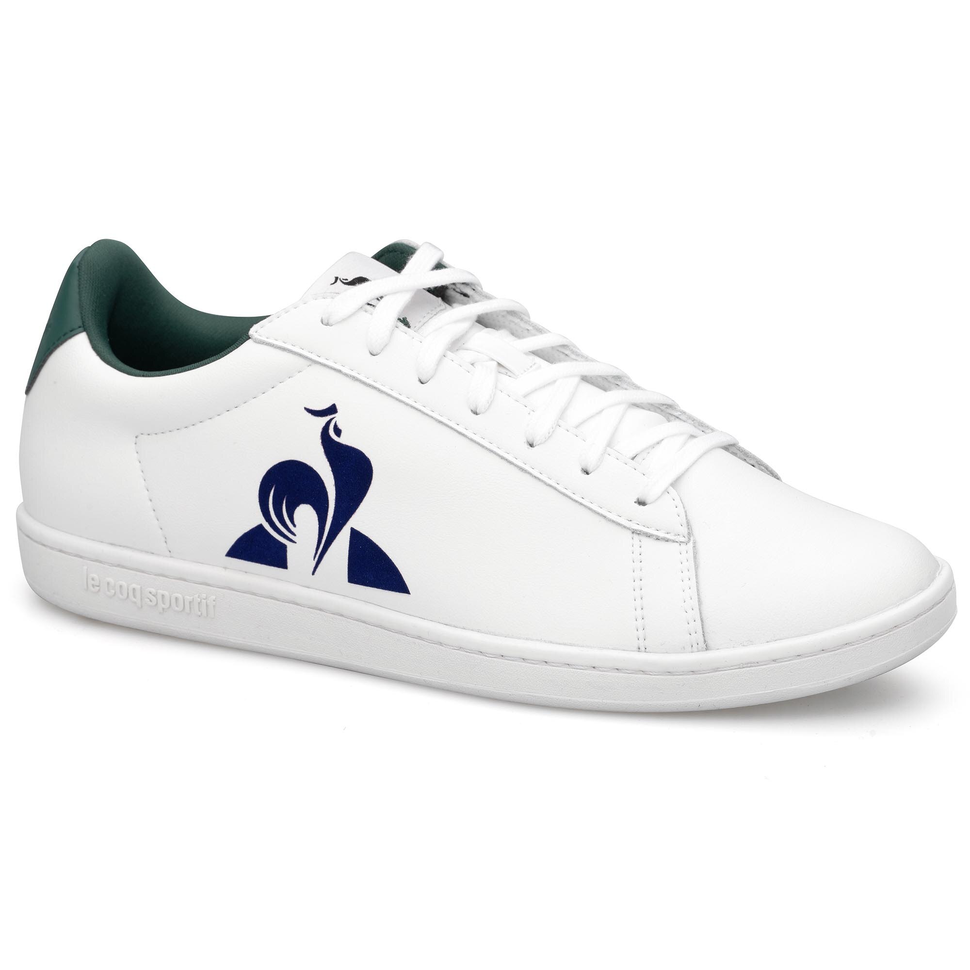 Pantofi sport Le Coq Sportif Master Court, Piele naturala, Alb, Alb