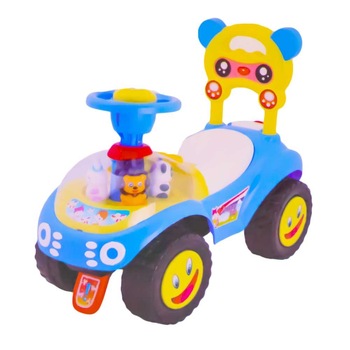 Masinuta 2 in 1, fara pedale, Multicolor, 62x29,5x48,5 cm, Robentoys Masinuta 2 in 1, fara pedale, Multicolor, 62x29,5x48,5 cm, Robentoys