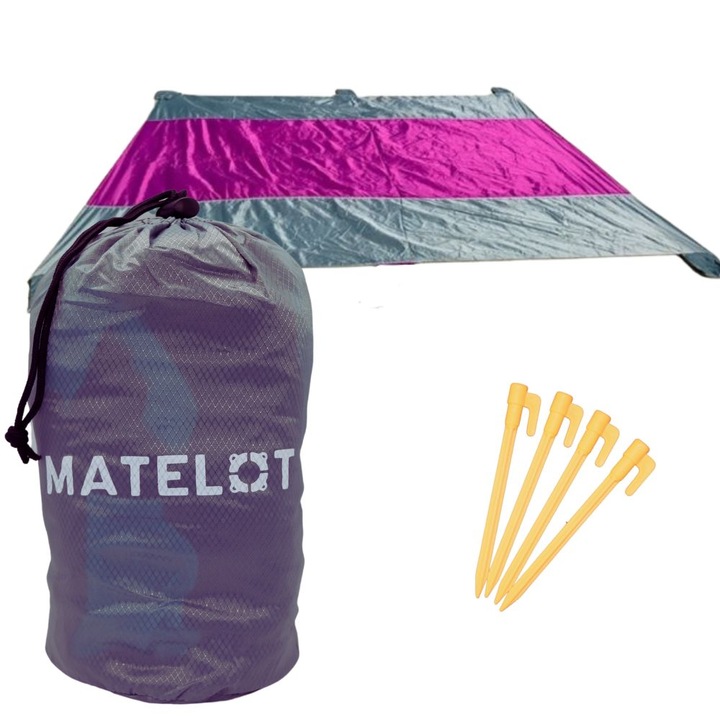 Patura pentru plaja, impermeabila, anti nisip, multifunctionala, 280x300 cm