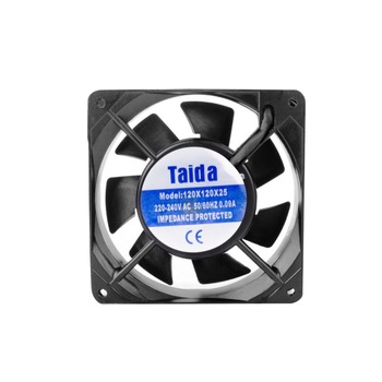 Ventilator TAIDA, 220V, 120x120x25mm , Negru Ventilator TAIDA, 220V, 120x120x25mm , Negru