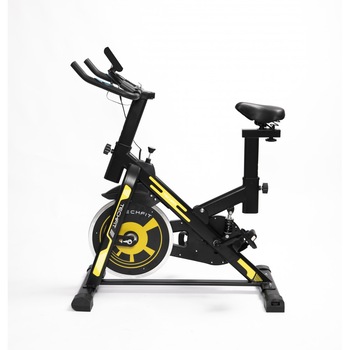 Bicicleta spinning TECHFIT SBK2500, Sistem Volanta 15 Kg, Greutate utilizator 120 Kg, Bluetooth, Aplicatii compatibile KINOMAP, FitShow, Sistem de pedalare fata/spate, Preasamblata Bicicleta spinning TECHFIT SBK2500, Sistem Volanta 15 Kg, Greutate utilizator 120 Kg, Bluetooth, Aplicatii compatibile KINOMAP, FitShow, Sistem de pedalare fata/spate, Preasamblata
