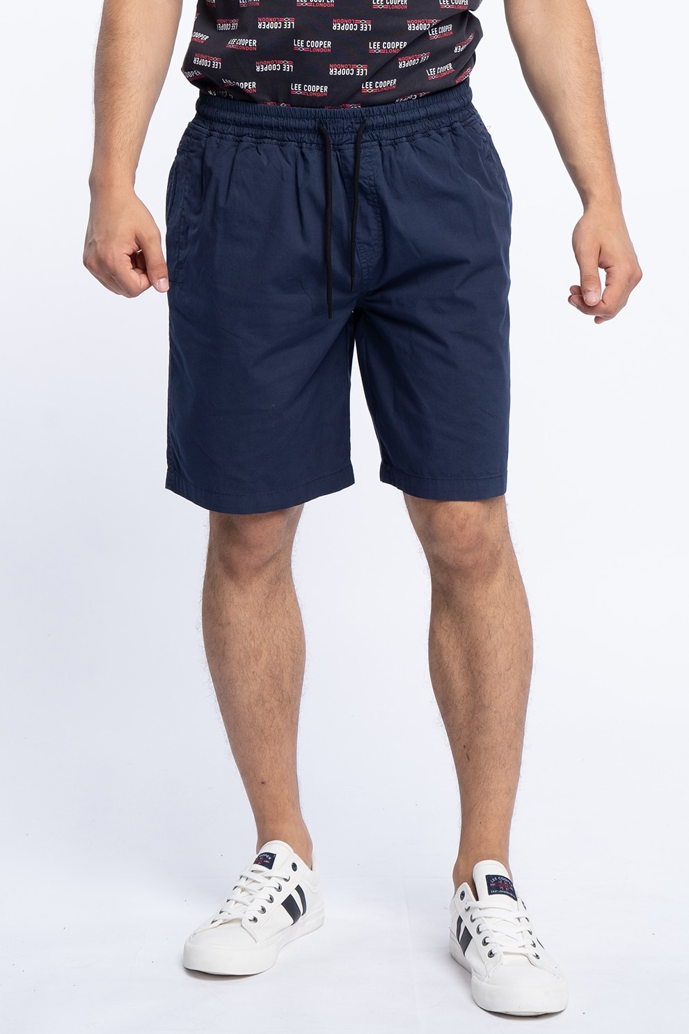 Lee Cooper, Bermude cu cordon in talie, Bleumarin
