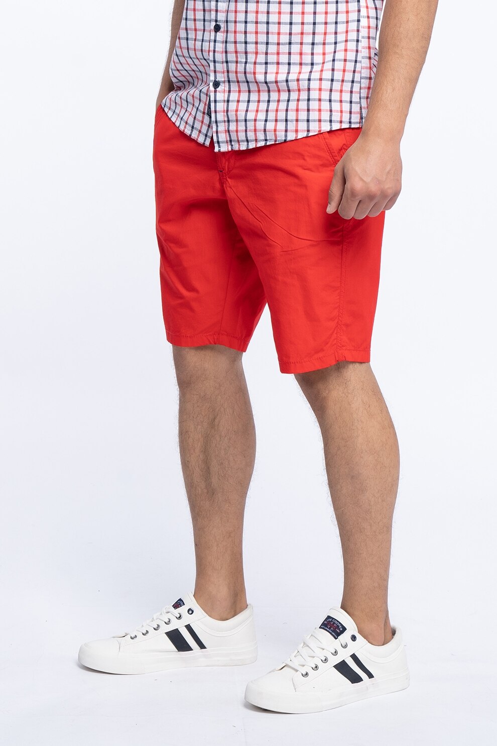Lee Cooper, Pantaloni scurti de bumbac, Rosu vermilion