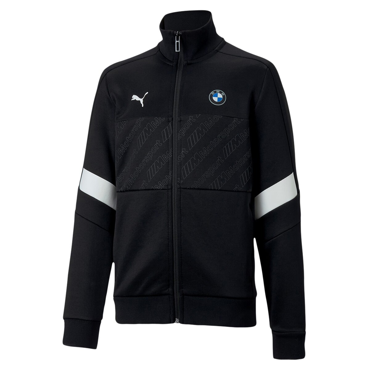 Hanorac cu gluga Puma BMW MMS, Bumbac/Poliester, Negru, 10 ani