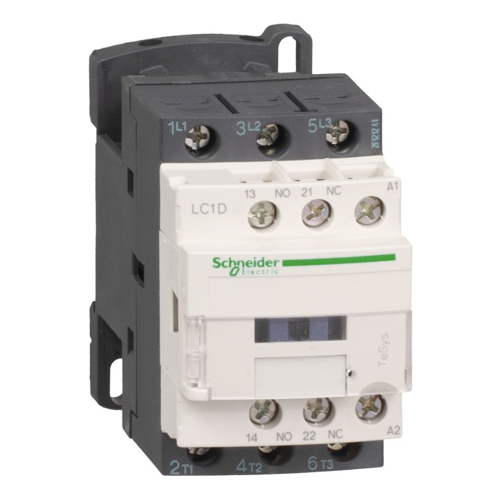 Contactor - 3P(3 NO) - AC-3 - 440 V 9 A - 230 V AC bobina, Tesys D, LC1D09P7, Schneider Electric