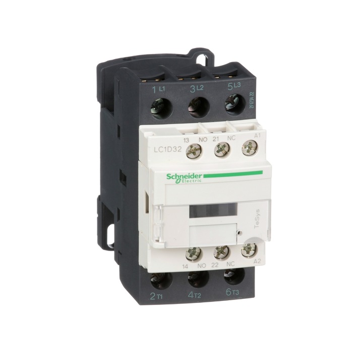 Contactor, 32A, 3 NO, cu bobina la 24VAC, LC1D32B7, Schneider Electric