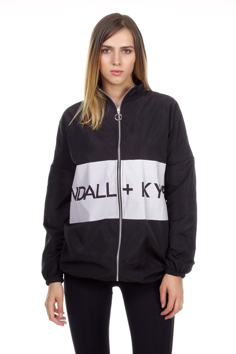 Pelerina de ploaie Kendall + Kylie, Negru, Negru
