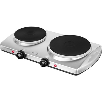 Plita electrica ECG EV 2512, 2 ochiuri de 185 mm si 155 mm, putere de intrare 1500 W si 1000 W, design otel inoxidabil Plita electrica ECG EV 2512, 2 ochiuri de 185 mm si 155 mm, putere de intrare 1500 W si 1000 W, design otel inoxidabil